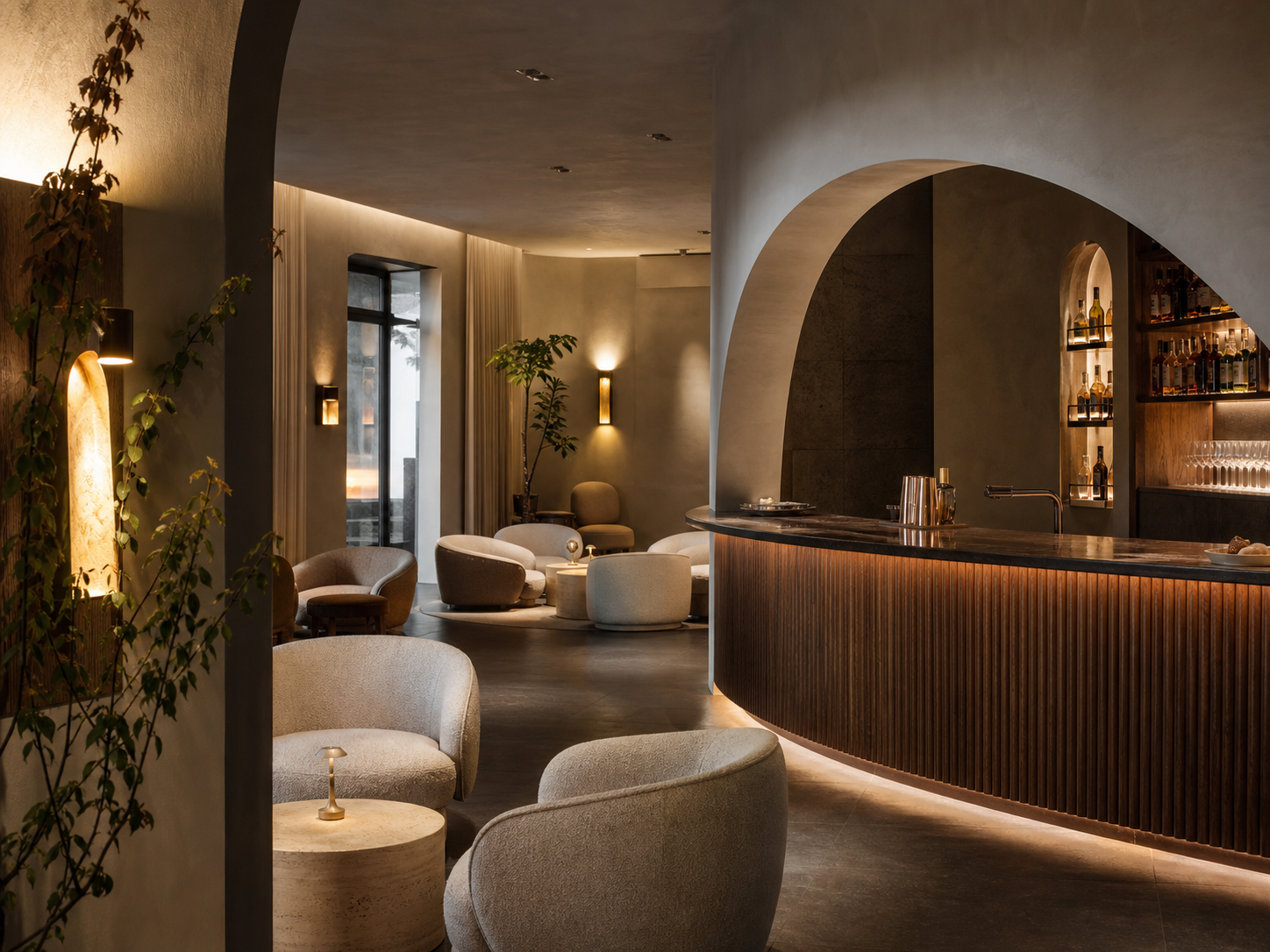 Interior comercial de tip boutique lounge